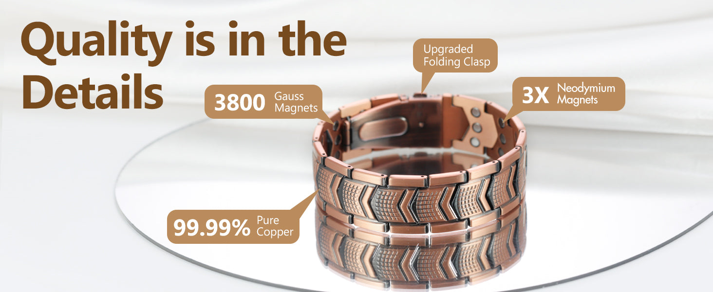 LOVILDS Copper Bracelet for Men – Boost Circulation, Banish Fatigue image LOVILDS Copper Bracelet for Men – Boost Circulation, Banish Fatigue