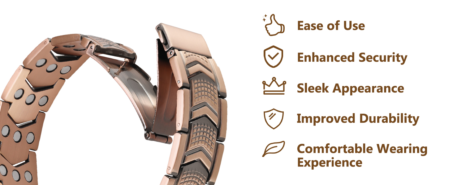 LOVILDS Copper Bracelet for Men – Boost Circulation, Banish Fatigue image LOVILDS Copper Bracelet for Men – Boost Circulation, Banish Fatigue